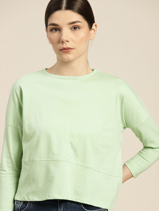 Pale green t shirt women's Clearance