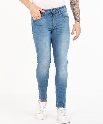 BEING HUMAN Skinny Men Blue Jeans - Buy 