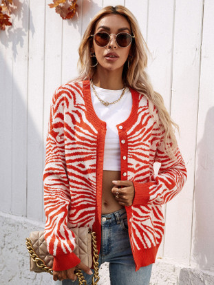 Urbanic Printed Round Neck Casual Women 