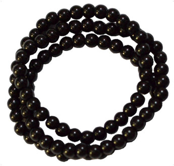 Black Crystal Necklace Pendant 