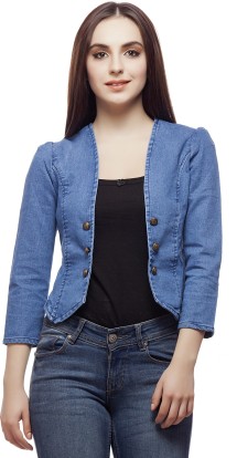 jeans coat for ladies flipkart