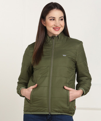 Sleeve Solid Women Jacket 
