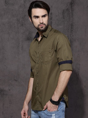 Roadster olive green shirt Clearance
