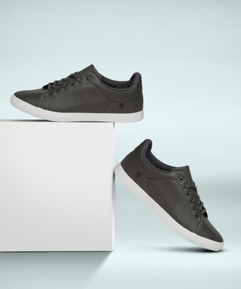 WROGN Men Olive Green Sneakers Sneakers 