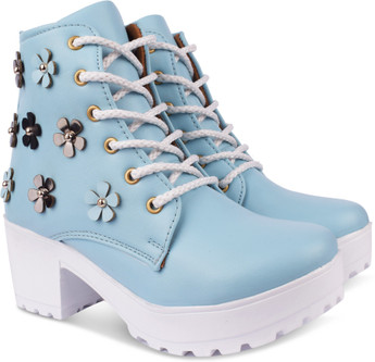 Buy KRAFTER plan flower boots Boots 
