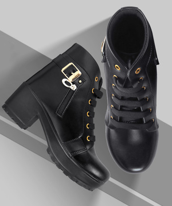 KADY Leather Casual Stylish Look Boots 