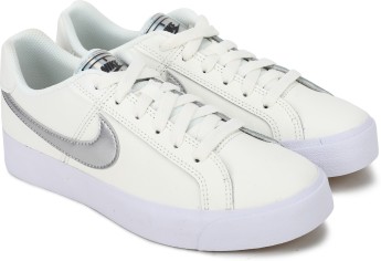 nike court royale ac white black