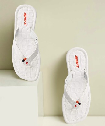 sparx white sandals