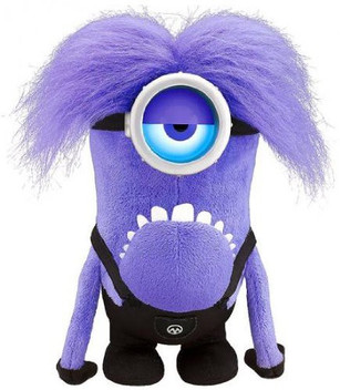 purple minion plush