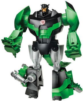 transformers green robot