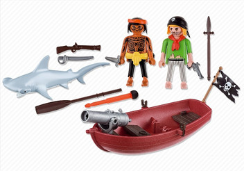 playmobil rowboat
