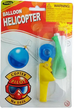 helicopter balloon toy