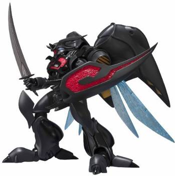 Wallpaper Bandai Tamashii Nations Robot Spirits Zwarth Aura Battler Dunbine For iPhone