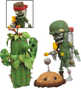 Diamond Select Toys Plants Vs Zombies Garden Warfare Foot Soldier Zombie Vs Camo Cactus Select Action Figure Toys Plants Vs Zombies Garden Warfare Foot Soldier Zombie Vs Camo Cactus Select Action