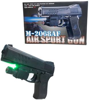 wishkart air sports laser gun with 6mm bullets