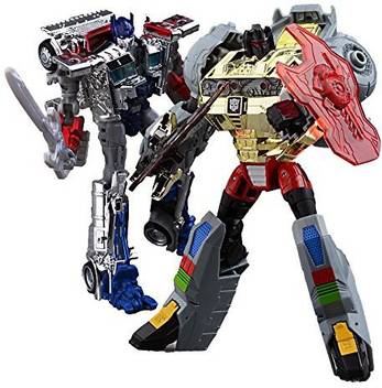 Transformers Age Of Extinction Silver Knight Optimus Prime And Grimlock Age Of Extinction Silver Knight Optimus Prime And Grimlock Buy Optimus Prime Grimlock Toys In India Shop For Transformers Products