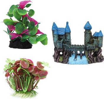 Jainsons Pet Products Combo Aquarium Decoration Items Laterite