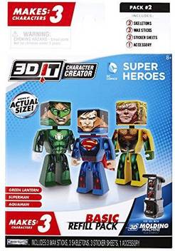 3d Character Creator 3d Character Creator Dc Comics Style 2 Basic Refill Pack Novelty Toy 3d Character Creator Dc Comics Style 2 Basic Refill Pack Novelty Toy Buy Aquaman Superman