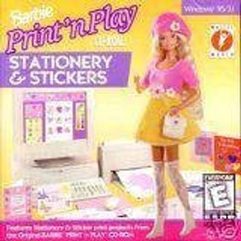 Mattel Barbie Print N Play Stationery Stickers Barbie Print N Play Stationery Stickers Shop For Mattel Products In India Flipkart Com She can even play boss for a day in your home office. mattel barbie print n play stationery