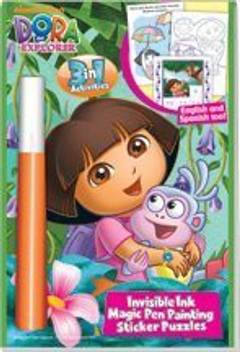 Dora The Explorer 3in1 Invisible Ink Magic Pen Painting And