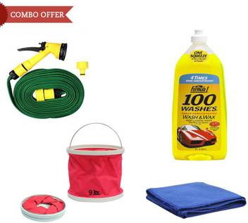 Formula 1 1 Formula1 100 Washes Wax Shampoo 828ml 1 Water Gun 1 Microfiber Cloth 1 Foldable Bucket Combo Price In India Buy Formula 1 1 Formula1 100 Washes Wax Shampoo 828ml 1