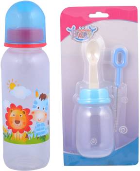 Mommas Baby Combo Of 2pcs Feeding Bottle 225ml Cereal Feeder