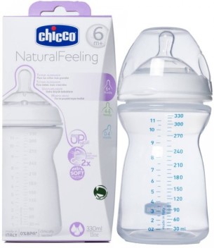 chicco baby bottle 6m 