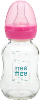 mee mee glass feeding bottle 120ml