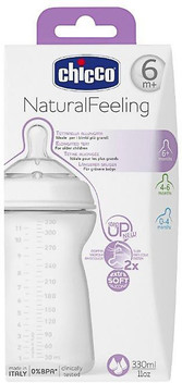 chicco baby bottle 6m 