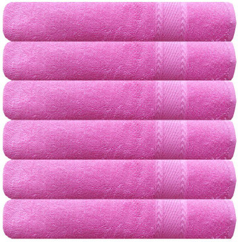 baby pink hand towels