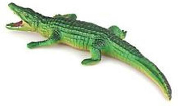 green crocodile toy