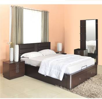Home By Nilkamal Engineered Wood Bed Side Table Dressing Table