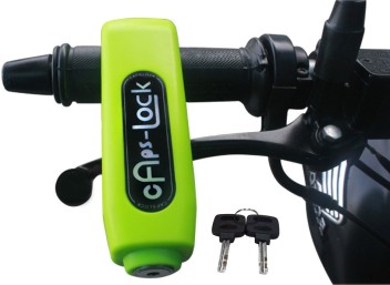 green bike lock