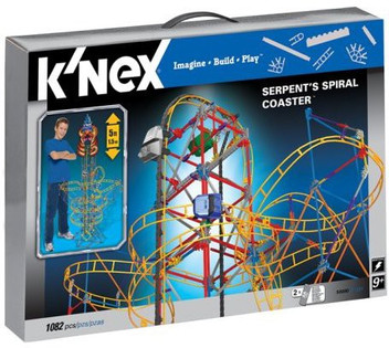 knex serpents spiral coaster