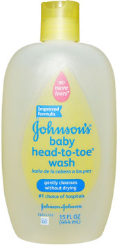 johnson's head to toe wash and shampoo
