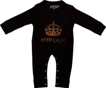 Lil Penguin Baby Boys Black Bodysuit Buy Black Front Design