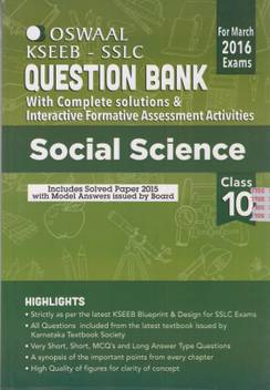 Oswaal Kseeb Sslc Question Bank With Complete Solution Interactive Formative Assessment Activities For Class 10 Social Science Buy Oswaal Kseeb Sslc Question Bank With Complete Solution Interactive Formative Assessment Activities So, download up board solutions for class 10 social science (sst) in pdf. oswaal kseeb sslc question bank with complete solution interactive formative assessment activities for class 10 social science