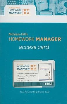Managerial Accounting For Managers Buy Managerial Accounting For