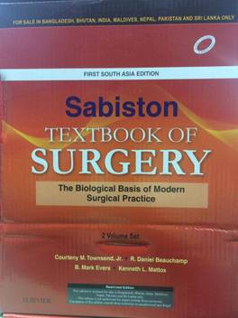 Sabiston Textbook Of Surgery First South Asia Edition Buy Sabiston Textbook Of Surgery First South Asia Edition By Jr Md Jr Townsend Courtney M At Low Price In India Flipkart Com