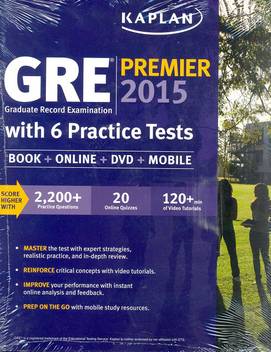 Gre Premier 2015 With 6 Practice Tests Book Dvd Online