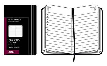2011 Moleskine Pocket Daily Diary Hard Buy 2011 Moleskine Pocket