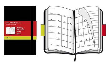 2010 Moleskine Pocket Monthly Notebook 12 Month Soft Buy 2010