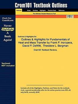 Outlines Highlights For Fundamentals Of Heat And Mass Transfer