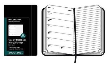 2011 Moleskine Pocket Weekly Notebook 18 Months Hard Buy 2011