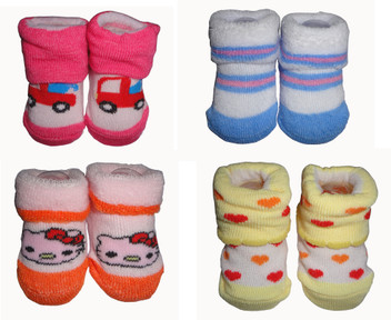 born sock booties