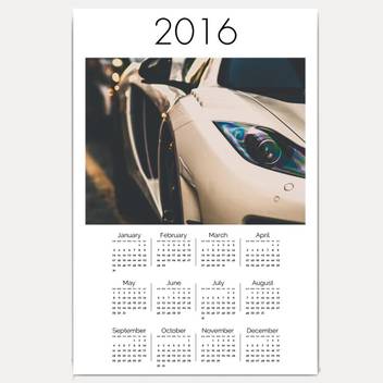 Hawtskin Mclaren Headlight Epic 18x12 Inch 2016 Wall Calendar