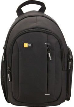 Black Case Logic Dobby Nylon DSLR Shoulder Bag with Holds for SLR Camera/Hammock System to Avoid Impact/Smart Organization
