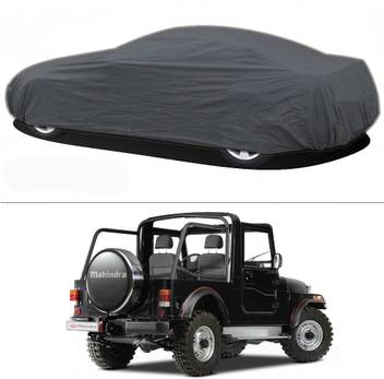 Millionaro Car Cover For Mahindra Thar Price In India Buy Millionaro Car Cover For Mahindra Thar Online At Flipkart Com