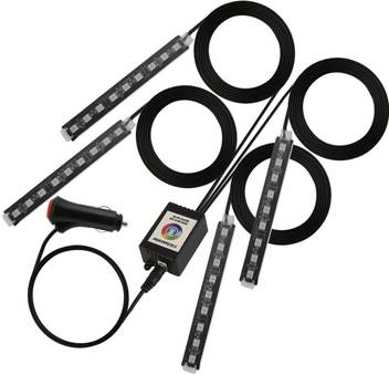 Enem Car Interior Atmosphere Lights Under Dash Floor Decor