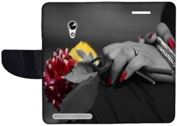 Kolor Rock Flip Cover For Asus Zenfone 4 A450cg Kolor Rock Flipkart Com